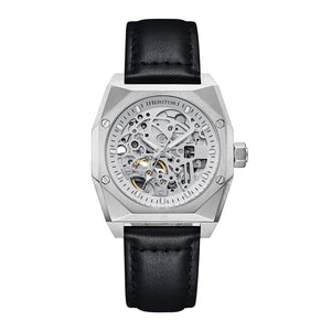 Elliott Silver /Leather | Silver Dial