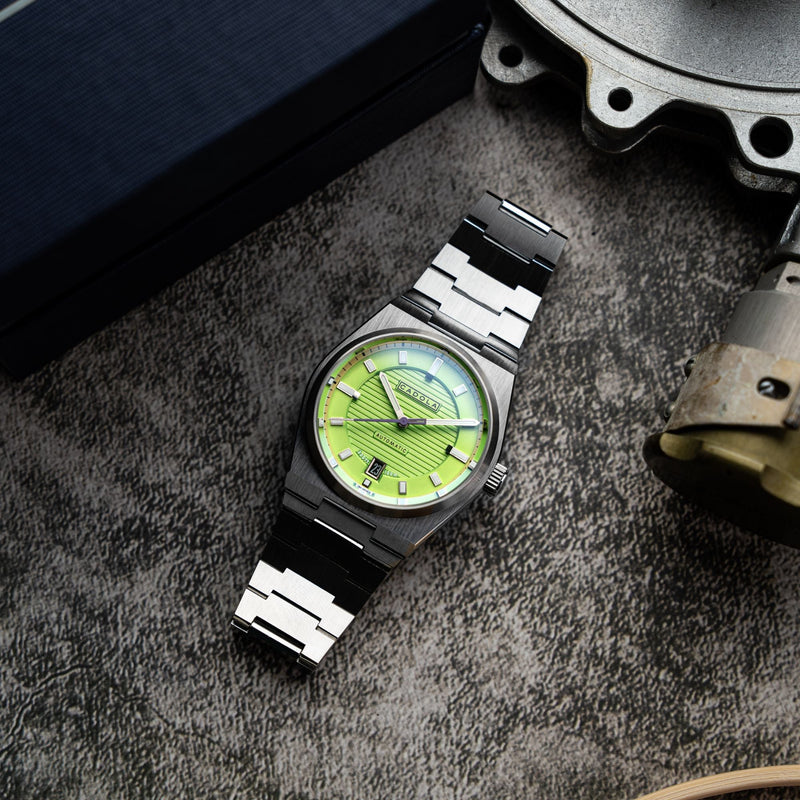 Lydden Hill Green / Stainless Steel | Green Dial