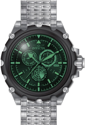 Coalition Forces 50mm / Black / Silver Black Dial