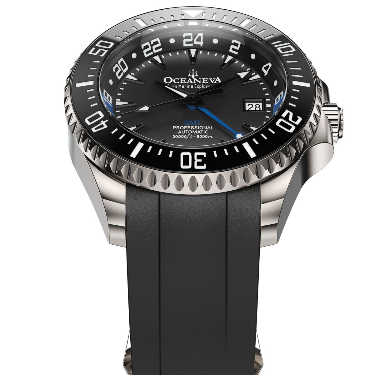 Deep Marine Explorer VI 6000M - GMT True Dive Black/BlueGMT Black