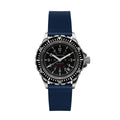 STRAP, 20mm, ITALIAN LEATHER, CROSS HATCH, STEEL BUCKLE, ROYAL BLUE, STANDARD ITALIAN LEATHER, CROSS HATCH |  Dial