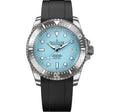 Damascus Swiss Automatic SW200 Deep Marine Explorer II Damascus/Light Blue Dial/Black Strap | Light-blue Dial