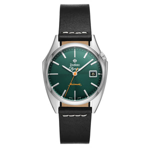 Field Olympos Automatic Leather | Green Dial