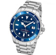 Aquadiver Silver/Blue Stainless Steel | Blue Dial