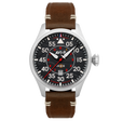 Hawker Hurricane Clowes Automatic Black / Leather | Black Dial