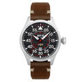 Hawker Hurricane Clowes Automatic Black / Leather | Black Dial