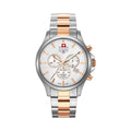 Alpha Chrono White Dial / Rose Gold Two Tone White Dial