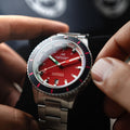 Scilla Automatic RED / STAINLESS STEEL | Red Dial