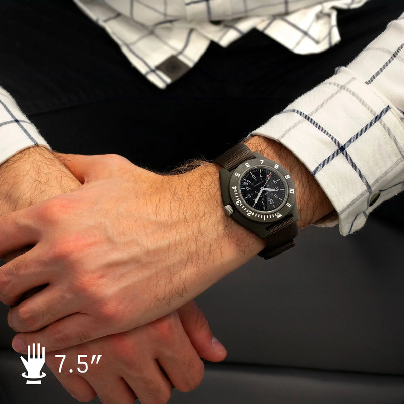 Navigator Quartz with Date Black US Gov/Nylon | Matte Black Dial