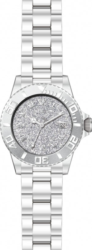 Angel Silver-Tone Dial / Silver Stainless Steel Bracelet Silver Dial