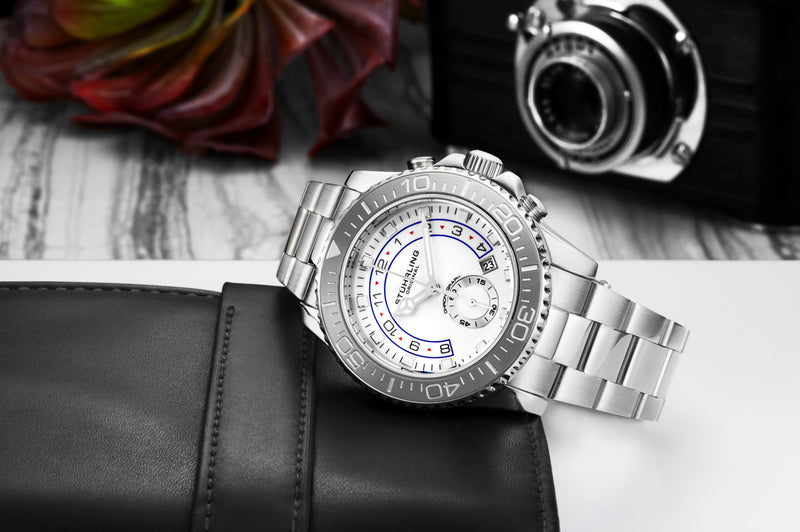 Aquadiver 3966 Silver/Stainless Steel | White Dial