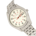 Gann Bracelet Watch with Day/Date Silver/White | White Dial