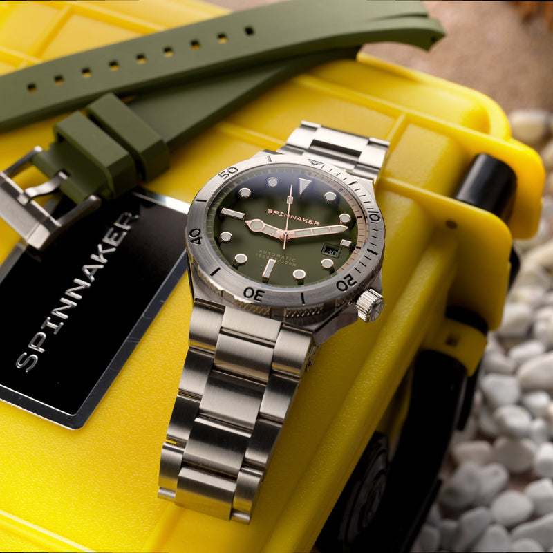 Boettger Diver Limited Edition Automatic Khaki | Khaki Dial