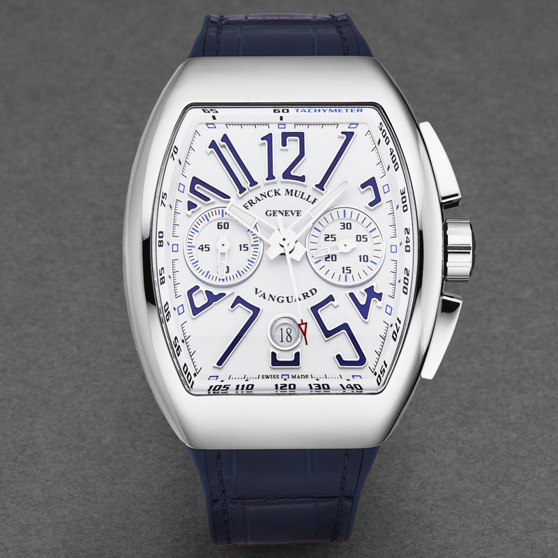 Vanguard 45CCWHTBLU / White | White Dial