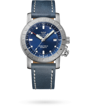Ariman Double Twelve 42mm / Blue / Blue Blue Dial