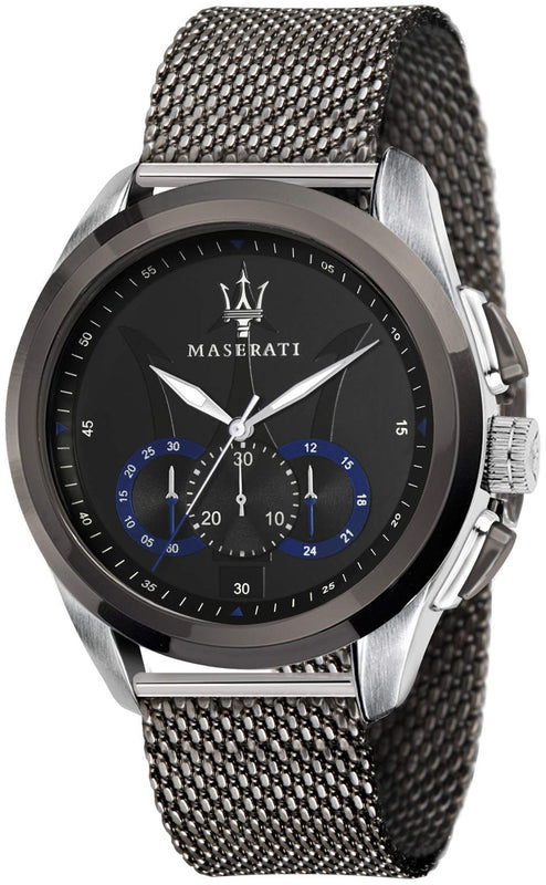 TRAGUARDO Black / Stainless Steel | Black Dial