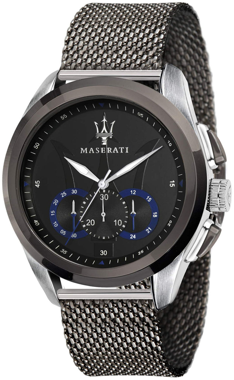 TRAGUARDO Black / Stainless Steel Black Dial