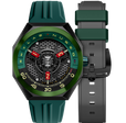 Skylab Automatic Limited Edition Green / Greem Rubber | Green Dial