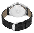 Symphony Black/Leather/Ivory Dial/Silver Case | Ivory Dial