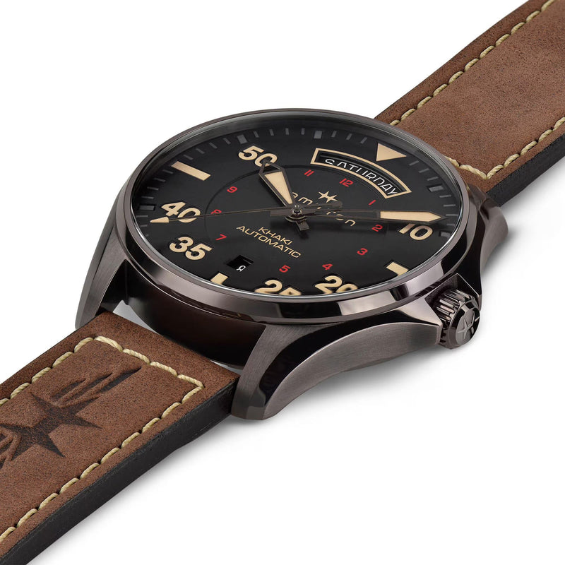Khaki Aviation Brown | Black Dial