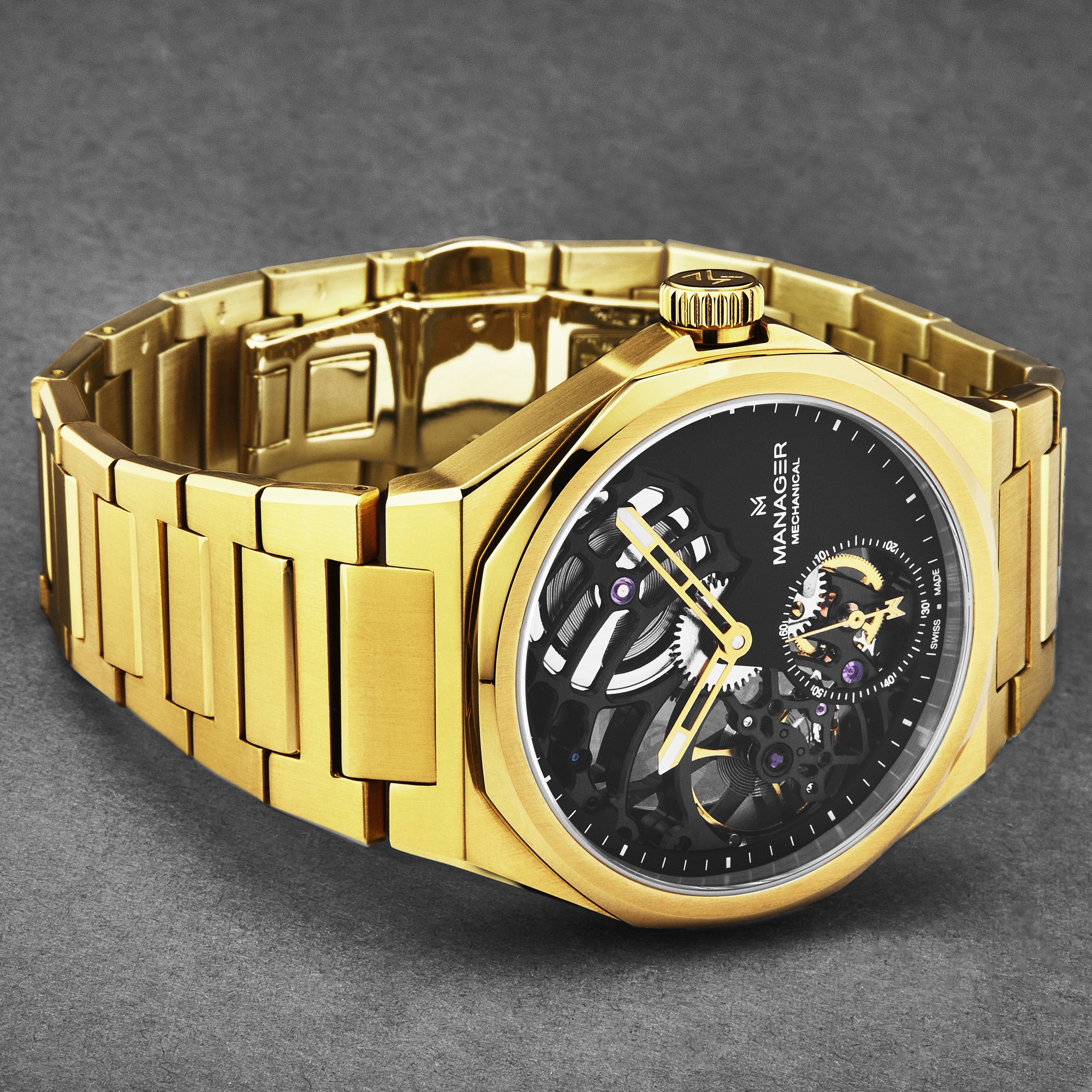 Revolution MAN-RM-10-GM / Black | Black Dial
