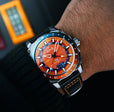 Atlas Orange / Black | Orange Dial