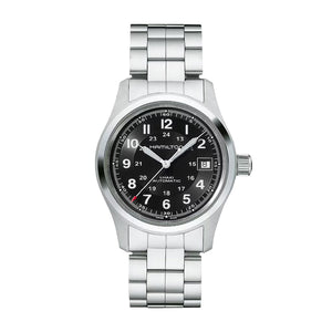 KHAKI FIELD Black / Stainless Steel Black Dial