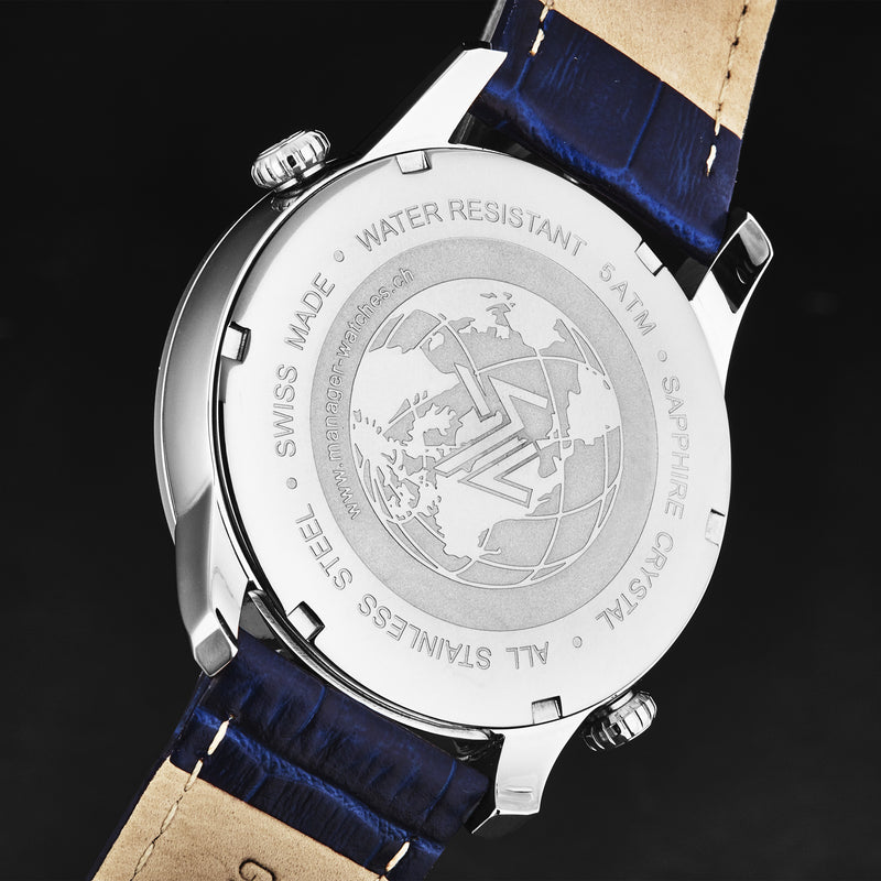 Nomad MAN-TR-01-SL / Blue | Silver Dial