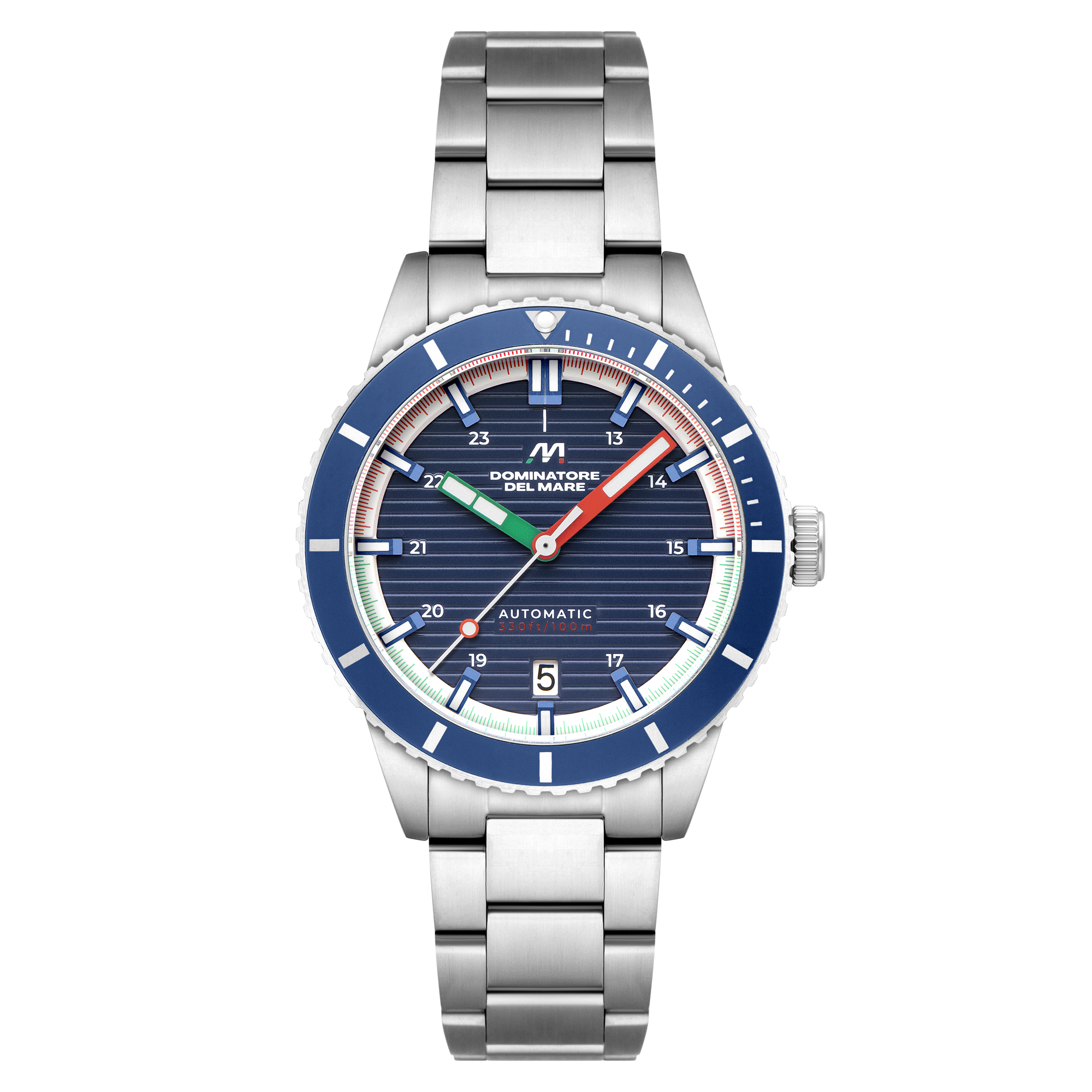 SCILLA AUTOMATIC BLUE / STAINLESS STEEL | Blue Dial