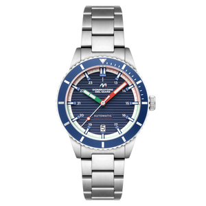 SCILLA AUTOMATIC BLUE / STAINLESS STEEL | Blue Dial