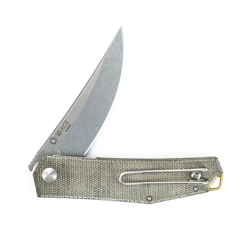 Clyde Green Canvas Micarta |  Dial