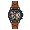 Matador Black / Brown | Black Dial