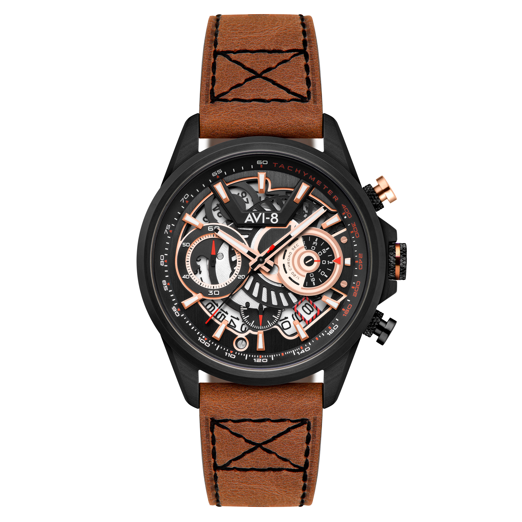 Matador Black / Brown | Black Dial