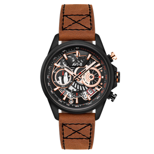 Matador Black / Brown | Black Dial