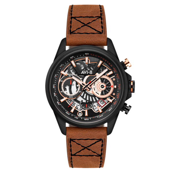 AVI-8 Matador Black / Brown | Black | AV-4125-02 – Watch Gang