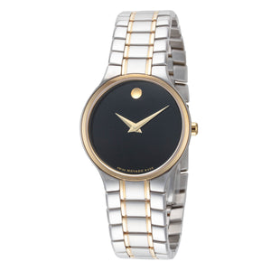 Serio 26mm / Black / Silver and Gold | Black Dial