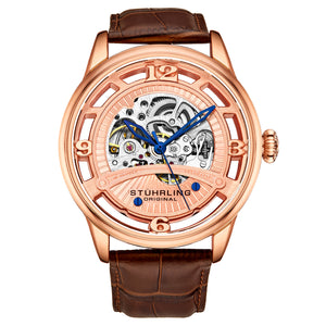 Legacy Brown/Semi-transparent Leather | Semi-transparent Dial