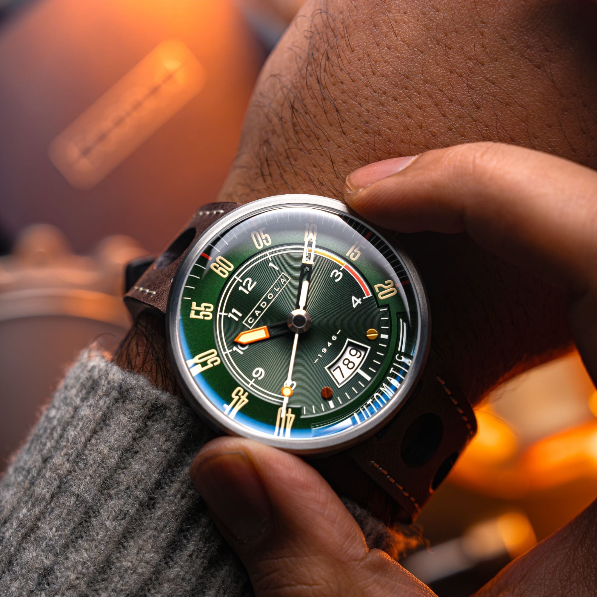 RPM Automatic Green / Leather | Green Dial – Watch Gang