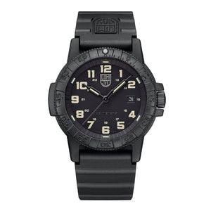 Leatherback SEA Turtle Giant 0320 Series Black Dial / Black Rubber Strap Black Dial