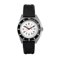 NAV, DATE,QUARTZ, SAPH, ARCTIC NGM, COL: SS/BKPS 3PC RUBBER Arctic SSNAV-D on Rubber | Arctic Dial