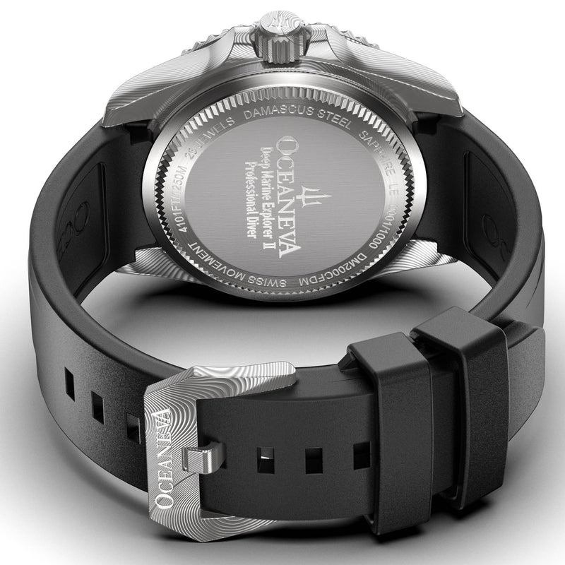 Damascus Swiss Automatic SW200 Deep Marine Explorer II Damascus/Coffee BrownDamascus Dial | Brown Dial