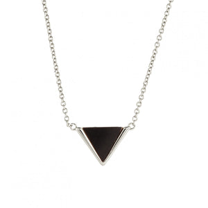 Lupine Pendant Necklace 18k White Gold