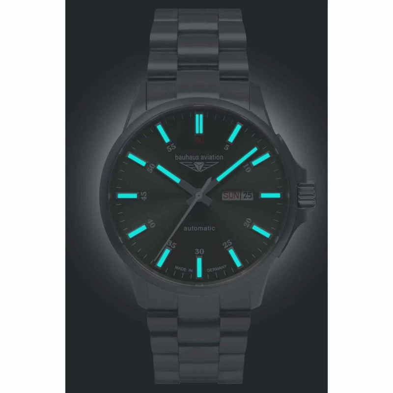 Aviation Titanium Green with Titanium Bracelet | Green Dial