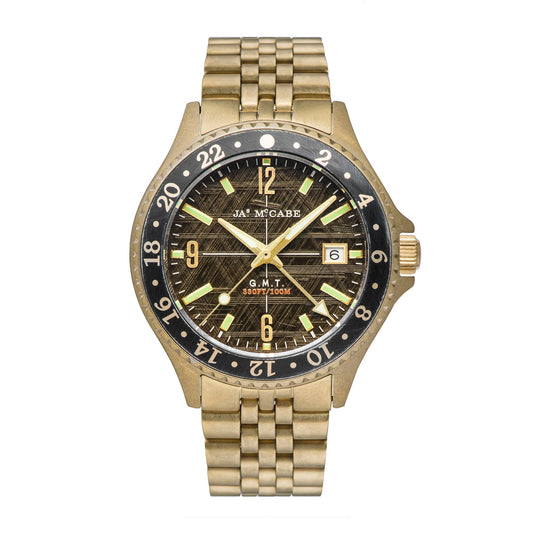 Baja GMT Gold / Stainless Steel | Gold Dial