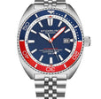 The Swiss Automatic Depthmaster Diver Blue/Red | Blue Dial