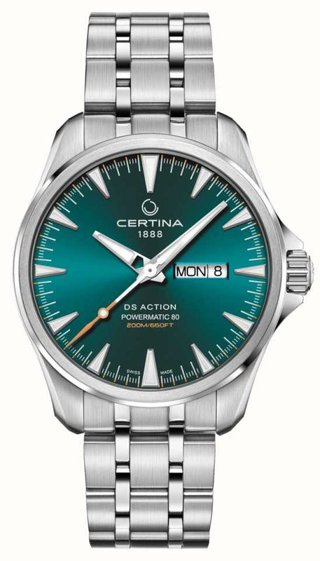 DS Action Day Date Powermatic 80 Green | Green Dial