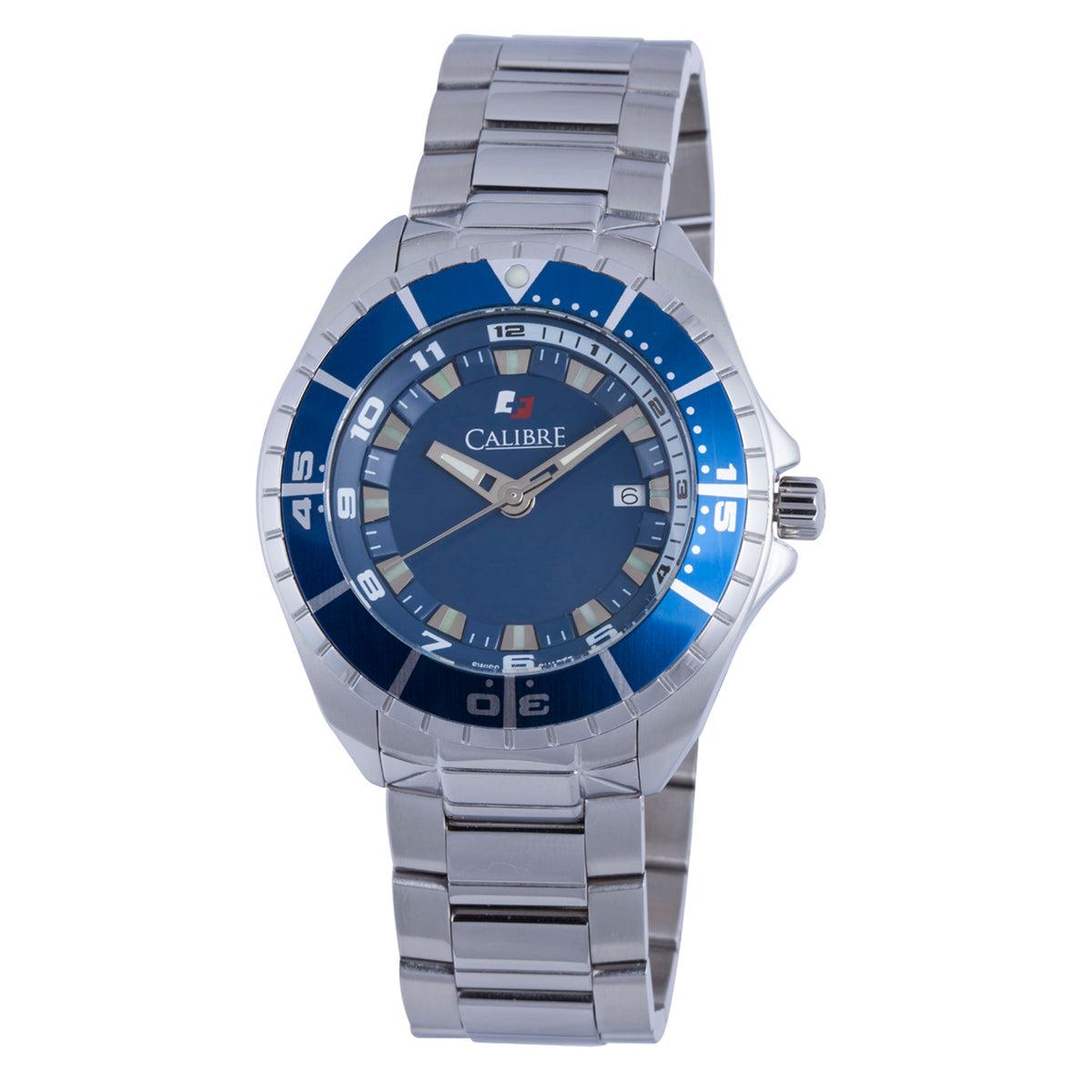 Sea Knight Calibre Swiss Movement Rotating Bezel Diver Watch | Blue Dial