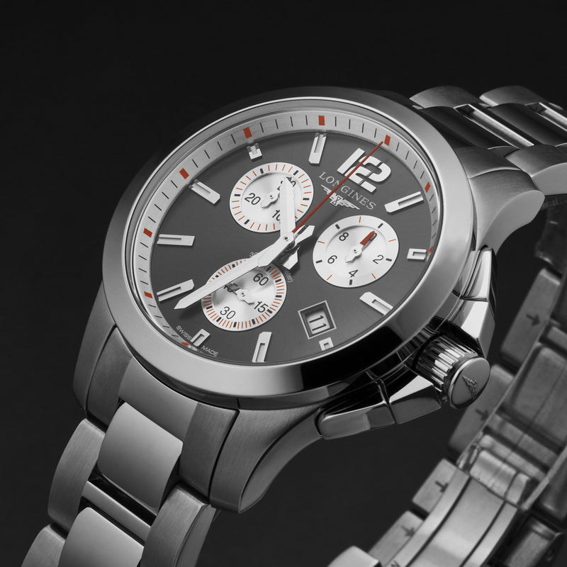 Conquest L33794796 / Gray sunray | Gray sunray Dial