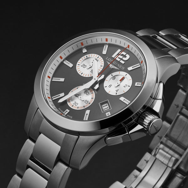 Conquest L33794796 / Gray sunray | Gray sunray Dial