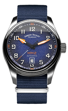 MM2 Blue/Nato Blue Dial